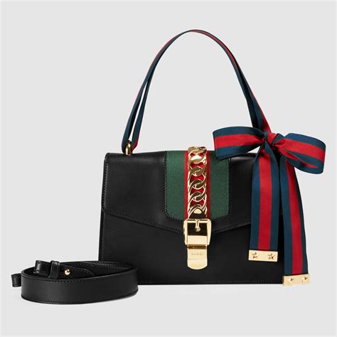 gucci sylvie bag|gucci sylvie leather shoulder bag.